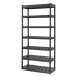 Truper Estante Escalonado 103600, 7 Niveles, Marco de Plástico, hasta 70kg, Negro