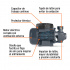 Truper Bomba de Agua Periférica 12111, 2400L/h, 1/2HP - Imagen adicional 1