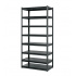 Truper Estante Escalonado ESTM-845, 8 Niveles, Marco de Acero, hasta 80kg, Negro