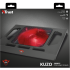 Trust Base Enfriadora GXT 220 Kuzo para Laptop 17.3", 1 Ventilador, Negro/Rojo  6