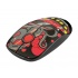 Mouse Trust Óptico Sketch, Inalámbrico, USB, 1600DPI, Rojo/Negro  1