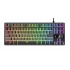 Teclado Gamer Trust GXT 833 Thado TKL LED RGB, Alámbrico, Negro/Plata (Español)  3