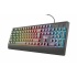Teclado Gamer Trust Ziva Gaming Rainbow LED RGB, Alámbrico, Negro (Español)  1