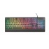 Teclado Gamer Trust Ziva Gaming Rainbow LED RGB, Alámbrico, Negro (Español)  4