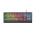 Teclado Gamer Trust Ziva Gaming Rainbow LED RGB, Alámbrico, Negro (Español) - Imagen adicional 3