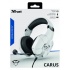 Trust Audífonos Gamer GXT 323W Carus para PS4/PS5/Xbox One/Xbox Series X|S/Nintendo Switch, Alámbrico, 3.5mm, Blanco  1