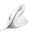 Mouse Ergonómico Trust Verto, Alámbrico, Óptico, 1.600DPI, USB-A, Blanco  1