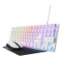 Kit Gamer de Teclado y Mouse Trust GXT794W, Alámbrico/Inalámbrico, USB/Bluetooth, Blanco, Español  1