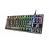 Teclado Gamer Trust GXT 833 Thado LED Multicolor, Alámbrico, Negro/Plata (Español)  1