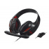 Trust Audífonos Gamer GXT 330 XL, Alámbrico, 1 Metro, 3.5mm Negro/Rojo