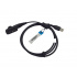 txPRO Cable Programador para Radio, USB A, Negro, para HYT PD700/PD702/PD780/PD782/PD788/PD580  1