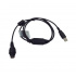 txPRO Cable Programador de Radio, USB A, Negro, para HYT MD780/G/MD650/MD950