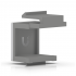 Ubiquiti Networks Inserto para Tapa Ciega Keystone UACC, Gris, 24 Piezas - Imagen adicional 1