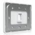 Ubiquiti Networks Placa para Pared UACC-WP-KEYSTONE-H-1P, 1 Puerto, 4 Piezas, Blanco - Imagen adicional 3