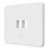 Ubiquiti Networks Placa para Pared UACC-WP-KEYSTONE-H-2P, 2 Puertos, 4 Piezas, Blanco - Imagen adicional 1