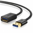 Ugreen Cable USB A Macho - USB A Hembra, 1 Metro, Negro  1