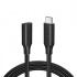 Ugreen Cable USB-C Macho - USB-C Hembra, 1 Metro, Negro  3