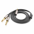 Ugreen Cable AUX Macho - 2x 6.35mm Macho, 2 Metros, Negro  2