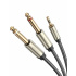 Cable de Audio Premium de 3.5 mm a 6.35mm / Blindaje Interior Múltiple / Transferencia de Audio sin Pérdidas / 5 Metros / Caja de Aleación de Zinc / Amplia Compatibilidad.  1