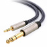 Ugreen Cable Audio Estéreo, 3.5mm - 6.35mm, 1 Metro, Negro  1