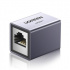 Ugreen Acoplador Modular Cat5e/Cat6e/Cat7e/Cat8e, RJ-45, Plata  2