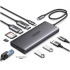 Ugreen Hub USB-C Macho, 3x USB 3.0, 1x USB 2.0, 1x USB-C PD, 1x HDMI, 1x RJ-45, 5 Gbit/s, Gris  2
