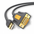 Ugreen Cable para Impresora USB 2.0 Macho - RS-232 DB9 Macho, 2 Metros, Gris  1