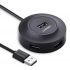 Ugreen Hub USB 2.0 Macho - 4x USB 2.0 Hembra, Negro  1