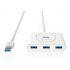 Ugreen Hub USB-A Macho - 4x USB-A Hembra, Blanco  2