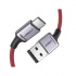 Ugreen Cable USB C Macho - USB A Macho, 1 Metro, Rojo/Plata  1