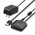 Ugreen Cable SATA Macho - USB 3.0 Macho, 50cm, Negro