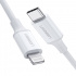 Ugreen Cable USB-C Macho - Lightning Macho, 1.5 Metros, Blanco  1