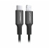 Ugreen Cable de Carga Lightning Macho - USB C Macho, 2 Metros, Negro, para iPhone/iPad  1