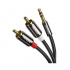 Ugreen Cable AUX 3.5mm Macho - RCA Macho, 10 Metros, Negro  1