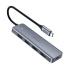 Ugreen Hub USB C 3.2 Macho - 4 Puertos USB A Hembra, 5000Mbit/s, Gris  1