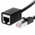 Ugreen Cable Patch Cat6 UTP RJ-45 Macho - RJ-45 Hembra, 3 Metros, Negro