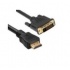 Unirise Cable HDMI Macho - DVI-D Macho, 91cm, Negro  1