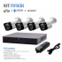 Kit Fusión 2 de Cámaras Meriva CCTV y 8 Canales, con Grabadora UV y Fuente de Poder Enson  1