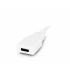Urban Factory Cable USB-C Macho - USB-C Hembra, 1 Metro, Blanco  2