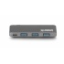 Urban Factory Hub USB 3.2  Macho - 3x USB 3.2 Hembra, 5000Mbit/s, Negro  2