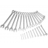 Urrea Juego de Llave Combinada 120080A, 2", 26 Piezas, Acero Cromado