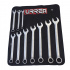 Urrea Juego de Llave Combinada 1200GA, 7/16 - 1", 12 Piezas, Acero Cromado