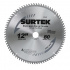 Surtek Disco para Sierra 120632, 12”, 80 Dientes, para Madera  1