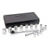 Urrea Juego de Dados y Accesorios con Matraca 4700PM, 1/4", Cromado, 15 Piezas