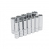 Urrea Juego de Dados 52205, 3/8", Cromado, 12 Piezas