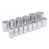 Urrea Juego de Dados 5400PA, 1/2", Cromado, 14 Piezas