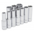 Urrea Juego de Dados 54216, 1/2", Cromado, 10 Piezas