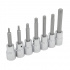 Urrea Juego de Dados Punta Torx 5439C, 1/2", 7 Piezas, Plata  1