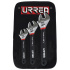 Urrea Juego de Llaves Ajustable, 3 Piezas  1