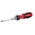 Urrea Desarmador con Sistema de Matraca y Puntas 9308L, 15.5cm, 1/4", Negro/Rojo  1